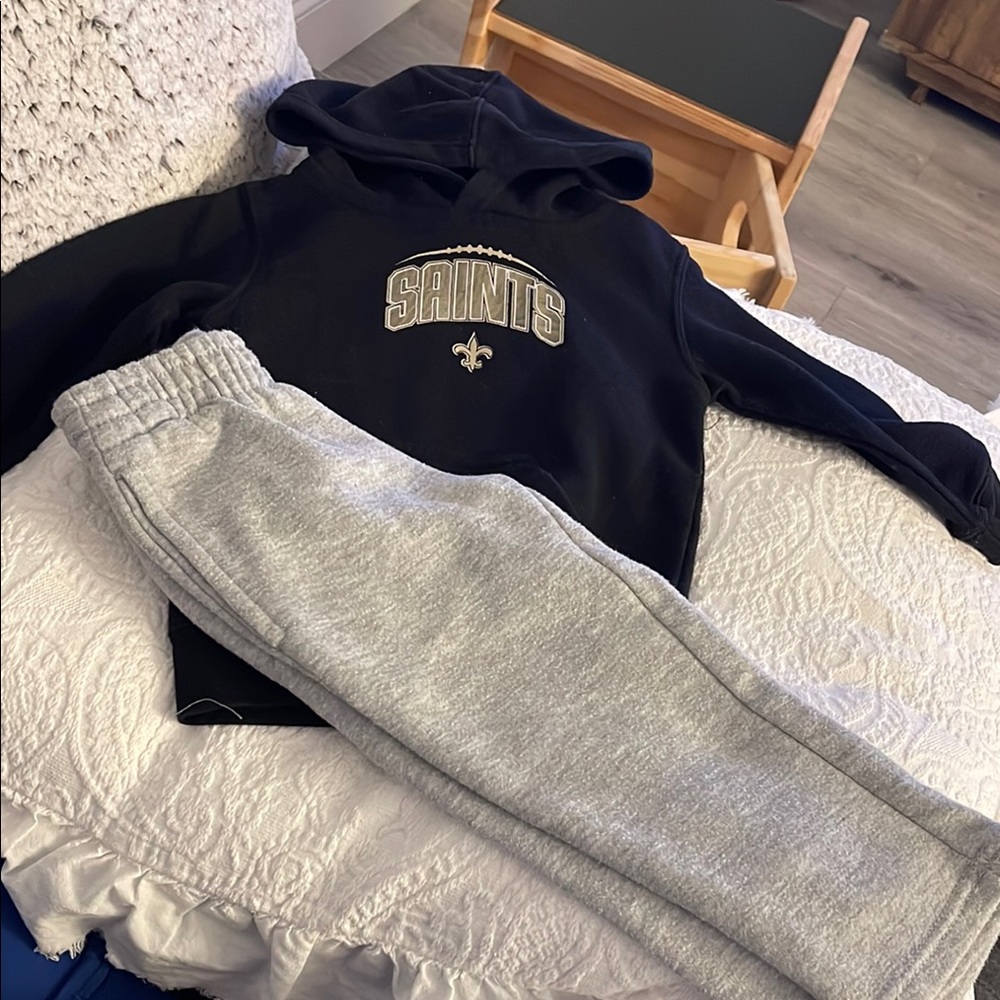 NFL Saints Kids Hoodie and Sweatpants